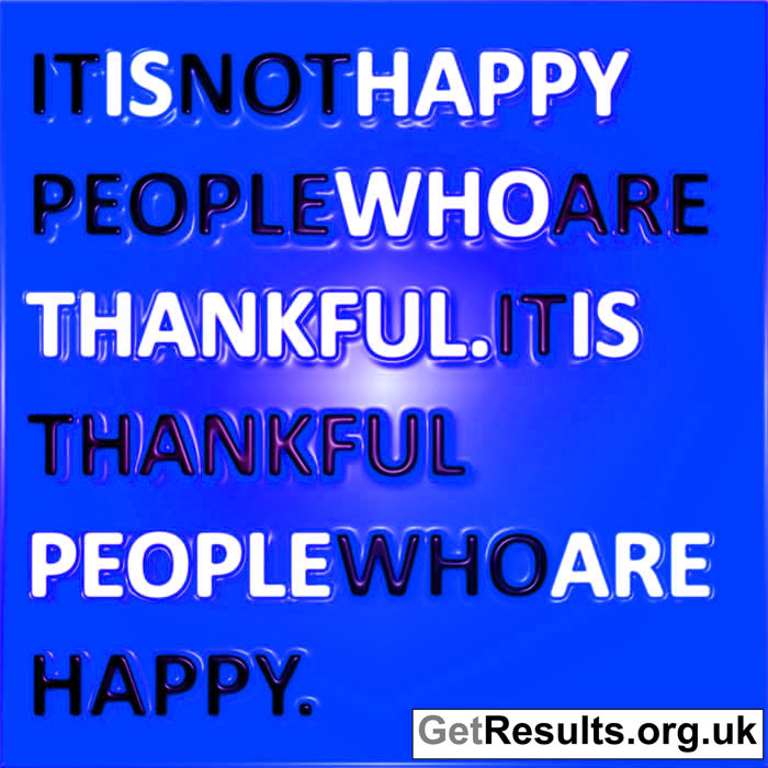 Get Results: Gratitude
