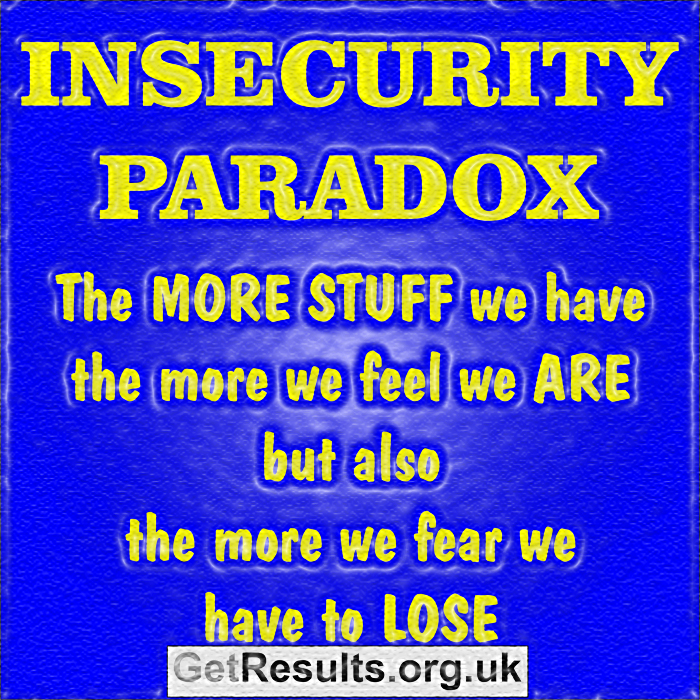 Get Results: insecurity paradox