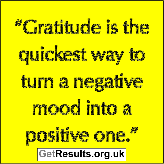 Get Results: gratitude changes mood