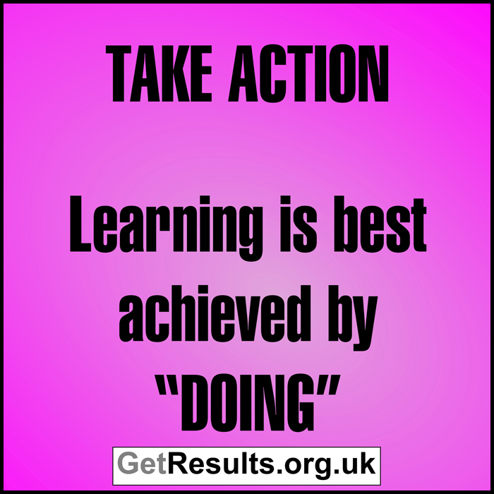 Get Results: take action