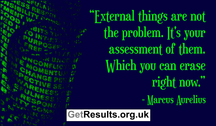 Get Results: spiritual quotes your assessment is the problem