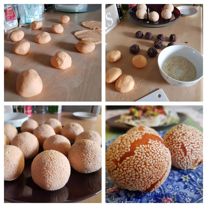Get Results: Sesame seed balls or Buchi