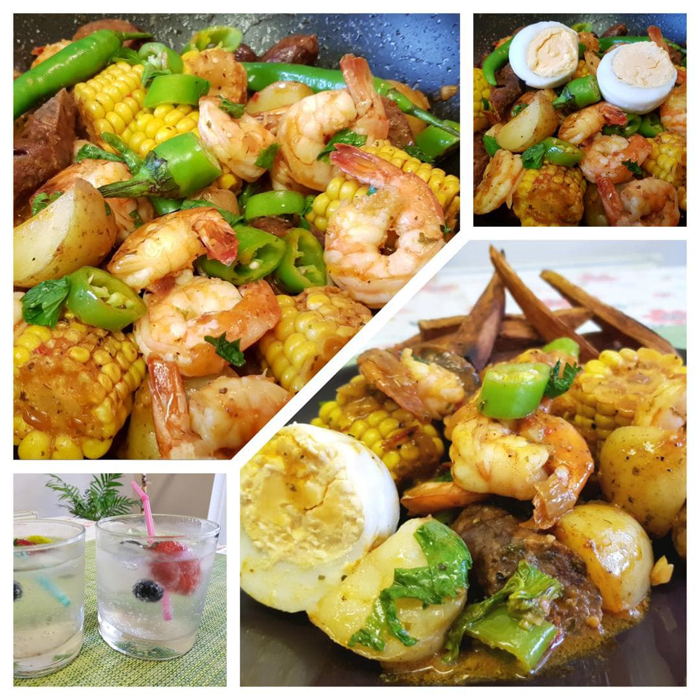 Get Results: garlic butter prawns