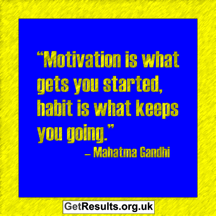 Get Results: motivations and habits