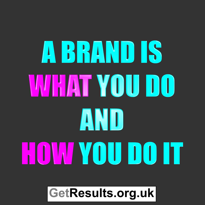 Get Results: brand what and how you do