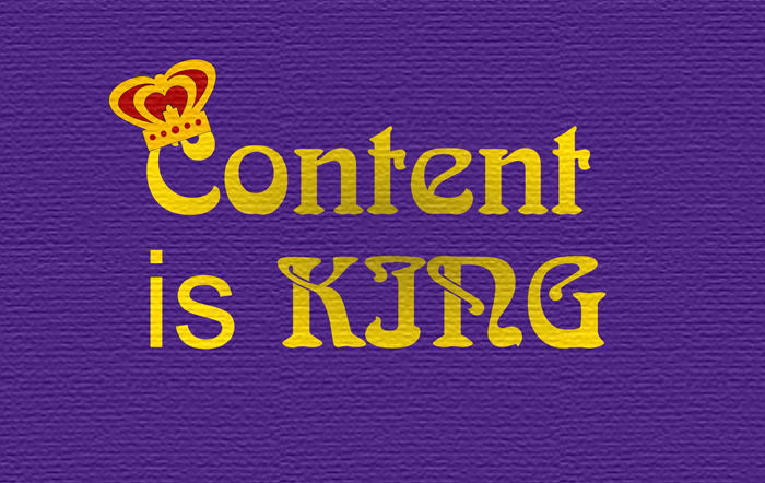 Get Results: content is king graphic