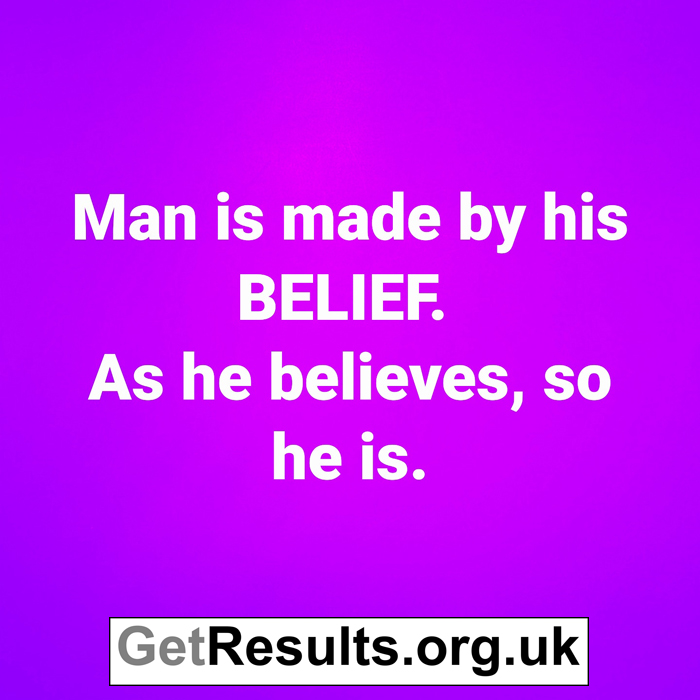 Get Results: belief